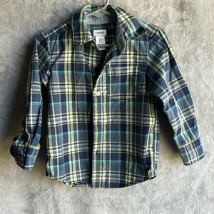 Carters flannel button down (used)